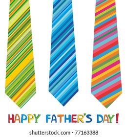 happy father day greeting card