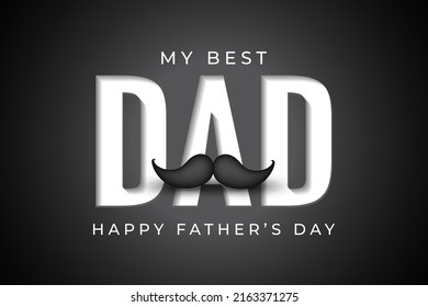 happy father day greeting template