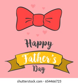 Happy father day greeting vector art