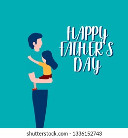 Happy Father Day Illustration