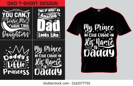 happy father day SVG typography t-shirt design 2022