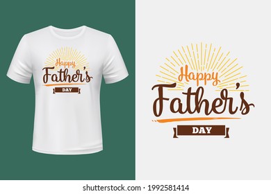 happy father day t shirt design