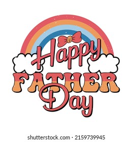 Happy father day t shirt design template