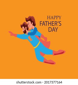 happy father day vector design background design