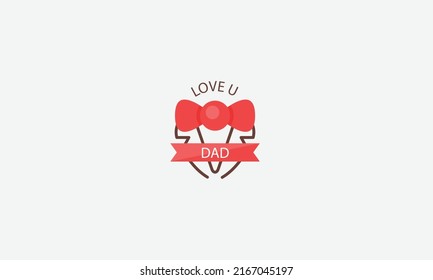 Diseño del vector del Día del Padre Feliz