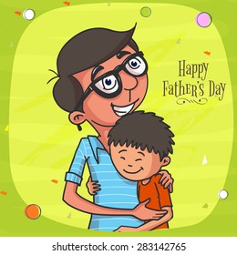 7,389 Father hugging son Stock Illustrations, Images & Vectors ...