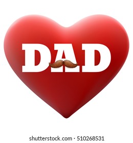 Happy Father s day background with mustache. EPS 10 vector file included