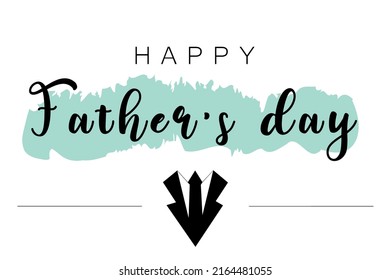 Happy Father s Day greeting Card. Vector illustration.