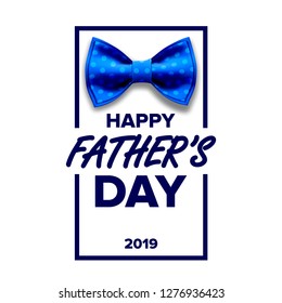 Happy Father s Day Vector. Greeting Card Design. Realistic Illustration