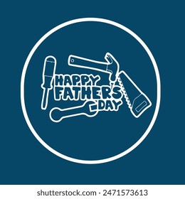 Happy Father's Day 16th june. Happy father's Day, flat Post design. Father's day vector, illustration, and design elements for greeting card, posters, banners, and flyer