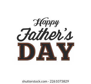 happy fathers day, 19 june, vector Illustration, postcard, label, sticker, logo, Vector illustration, social media post, banner, poster, flyer, typography, Promotion, shopping, template, 