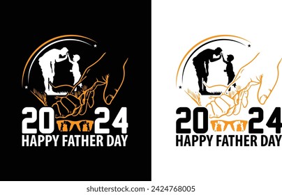 Happy Father's Day 2024. Dad t-shirt design, dad t shirt design, dad design, father’s day t shirt design, father’s day 2024