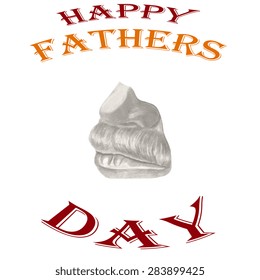 Happy fathers day abstract background. Vector illustration