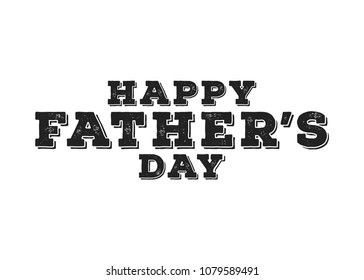 Happy Father's Day Appreciation Vector Text Banner Background for Posters, Flyers, Marketing, Greeting Cards