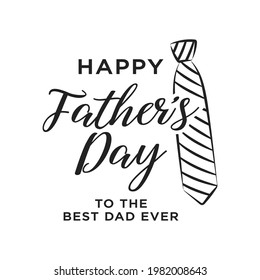 Happy Father's Day Appreciation Vector Text, Father's Day Background, Father's Day Banner, Thank You Dad, Father's Day Card, Neck Tie Icon, Vector