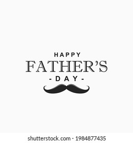 Happy Father's Day, Happy Father's Day Appreciation Vector Text, Father's Day Background,