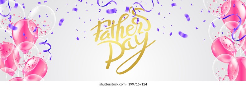 Happy Father's Day Appreciation Vector Text, Father's Day Background,Marketing, Greeting Cards