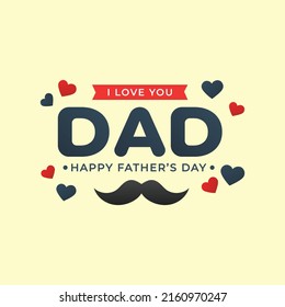 Happy Fathers Day Appreciation Vector Text Stock Vector (Royalty Free ...