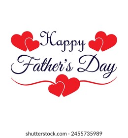 Happy Father's Day, Happy Father's Day Appreciation Vector Text, Father's Day Background, Father's Day Banner, Dad Appreciation, Banner Background for Posters, Flyers, Marketing