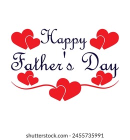 Happy Father's Day, Happy Father's Day Appreciation Vector Text, Father's Day Background, Father's Day Banner, Dad Appreciation, Banner Background for Posters, Flyers, Marketing