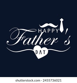 Happy Father's Day, Happy Father's Day Appreciation Vector Text, Father's Day Background, Father's Day Banner, Dad Appreciation, Banner Background for Posters, Flyers, Marketing