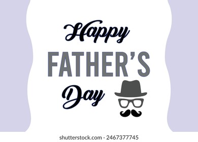 Happy Father's Day, Happy Father's Day Appreciation Vector Text, Father's Day Background, Father's Day Banner, Dad Appreciation, Banner Background for Posters, Flyers, Marketing. Eps10.