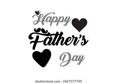 Happy Father's Day, Happy Father's Day Appreciation Vector Text, Father's Day Background, Father's Day Banner, Dad Appreciation, Banner Background for Posters, Flyers, Marketing. Eps10.