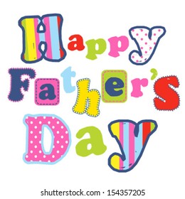 Happy Father's day artwork design