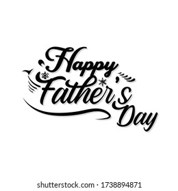 Happy Father's Day Awesome Typography Design 2020