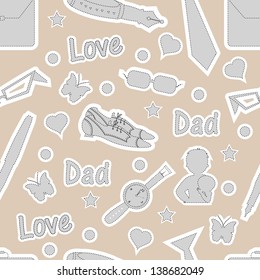 Happy Fathers Day Background.