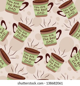 Happy Fathers Day Background.