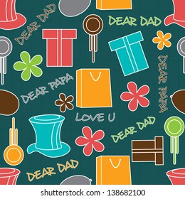 Happy Fathers Day Background.