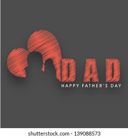 Happy Fathers Day background.