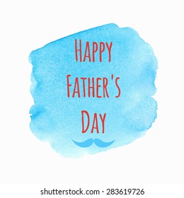 Happy Fathers Day Background Stock Vector (Royalty Free) 283619726 ...