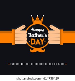 Happy fathers day background