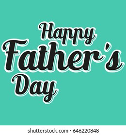 Happy fathers day background