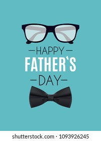 Happy Fathers Day Background. Best Dad Vector Illustration EPS10