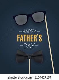 Happy Fathers Day Background. Best Dad Vector Illustration EPS10