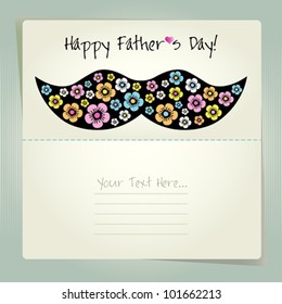 Happy Father's day  background or card.