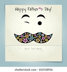 Happy Father's day  background or card.