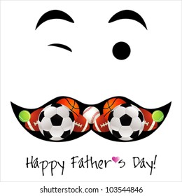 Happy Father's day  background or card.