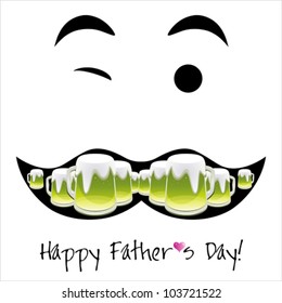 Happy Father's day  background or card.