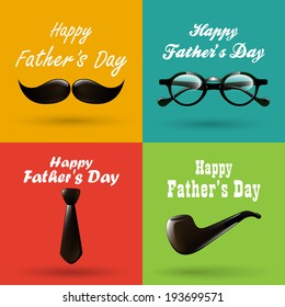 happy fathers day background collection