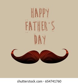 Happy fathers day , Fathers day background design ,Fathers day greeting card .