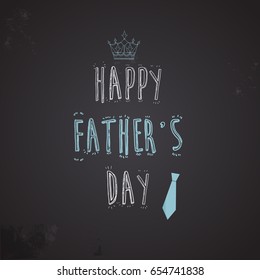 Happy fathers day , Fathers day background design ,Fathers day greeting card .