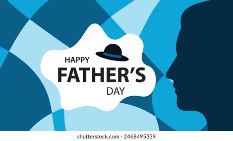 Happy Father's Day background design,Happy Father’s Day Calligraphy greeting card,poster ,banner template.