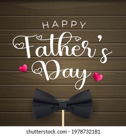 Happy Father`s Day Background.  Poster, flyer, greeting card, header for website. Vector Illustration EPS10