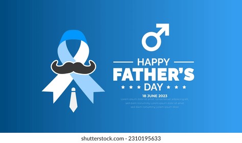 happy Father's Day background poster or banner design template celebrate in june. happy fathers day poster, greetings card or social media banner design.
