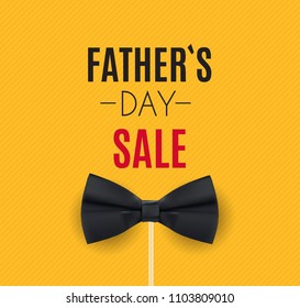 Happy Fathers Day Background Sale. Best Dad Vector Illustration EPS10