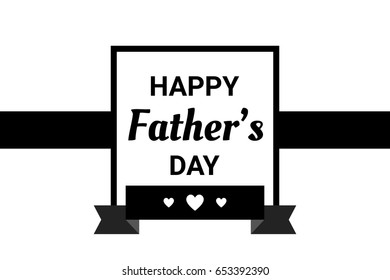 Happy Father's Day Background. Vector Illustration